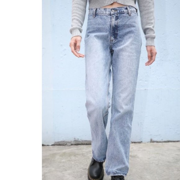 Brandy Melville Straight Leg Jeans - Picture 1 of 3
